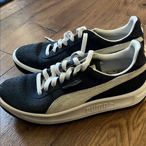 Puma Women’s Navy  and White Sneakers